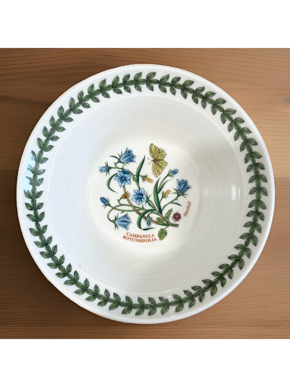 Portmeirion Botanic Garden Harebell Cereal Oatmeal Bowl England Cottagecore